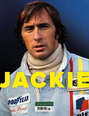 Cover image for Jackie Stewart: The flying scotsman