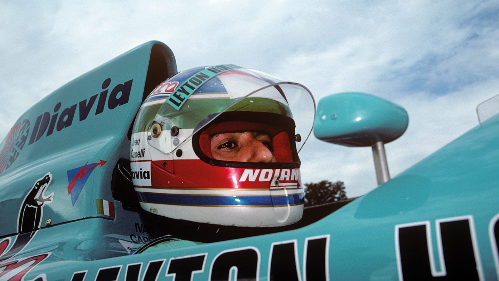 Ivan Capelli in his Leyton House March at the 1988 Belgian Grand Prix